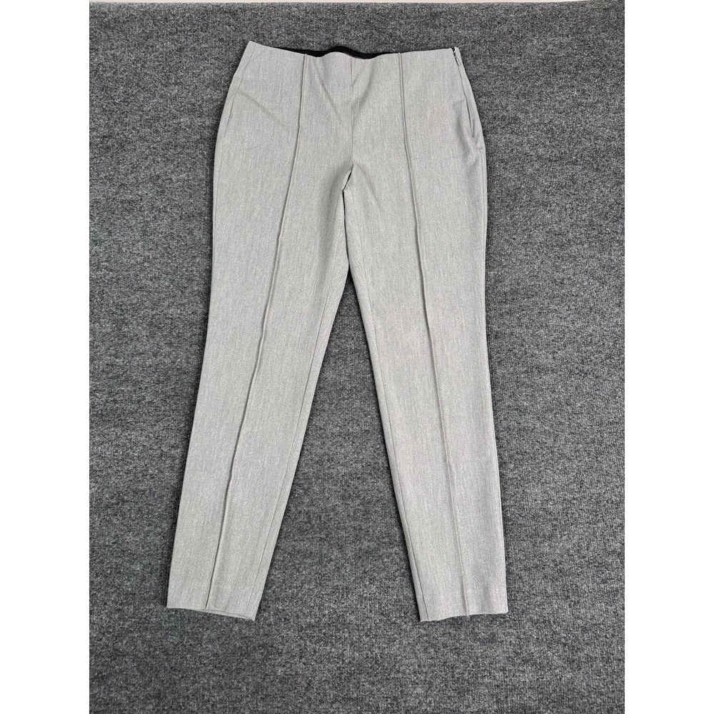 Vince Camuto Pants Women's Size 10‎ Gray Pleats Side Zip EUC